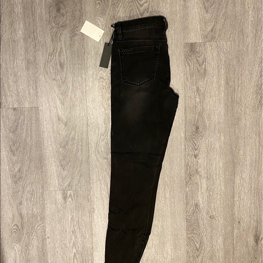 Black blank NYC skinny jeans